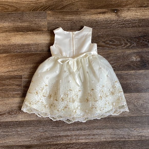 Purple  Rose Girls Embroidered Sleeveless Dress Baby - Picture 6 of 6